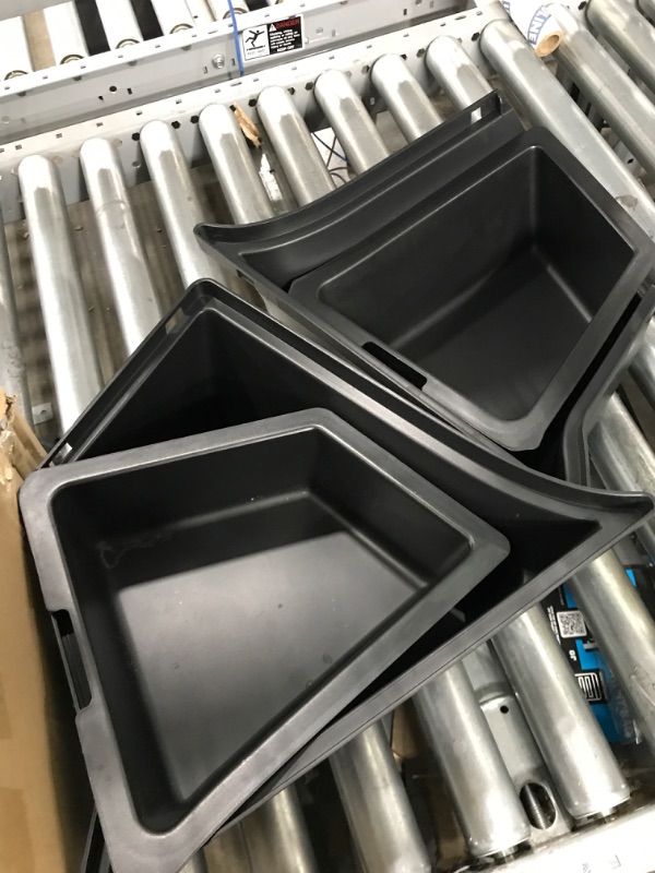 Photo 2 of Carwiner Rear Trunk Side Organizer Storage Box Compatible with Tesla Model Y(2 of set)