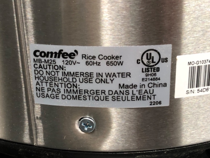 Photo 4 of COMFEE' Rice Cooker, Slow Cooker, Steamer, Stewpot, Saute All in One (12 Digital Cooking Programs) Multi Cooker (5.2Qt ) Large Capacity, 24 Hours Preset & Instant Keep Warm Professional 20-cup cooked/10-cup uncooked