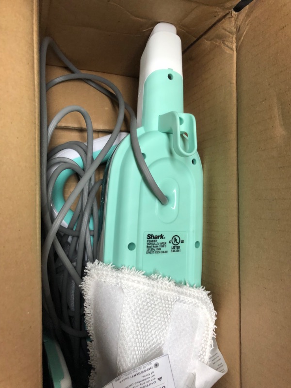 Photo 4 of Shark S1000 Steam Mop, White/Seafoam
