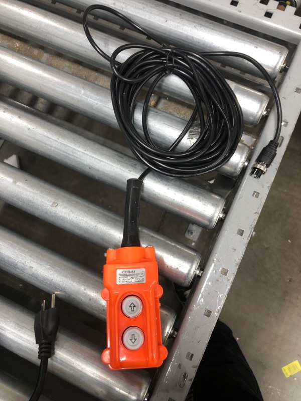 Photo 1 of BEAMNOVA 3 in 1 Portable Electric Hoist with Wired & Wireless Remote Control 500kg/1102lbs Capacity Crane Winch Hook Pulley Lifting Strap
