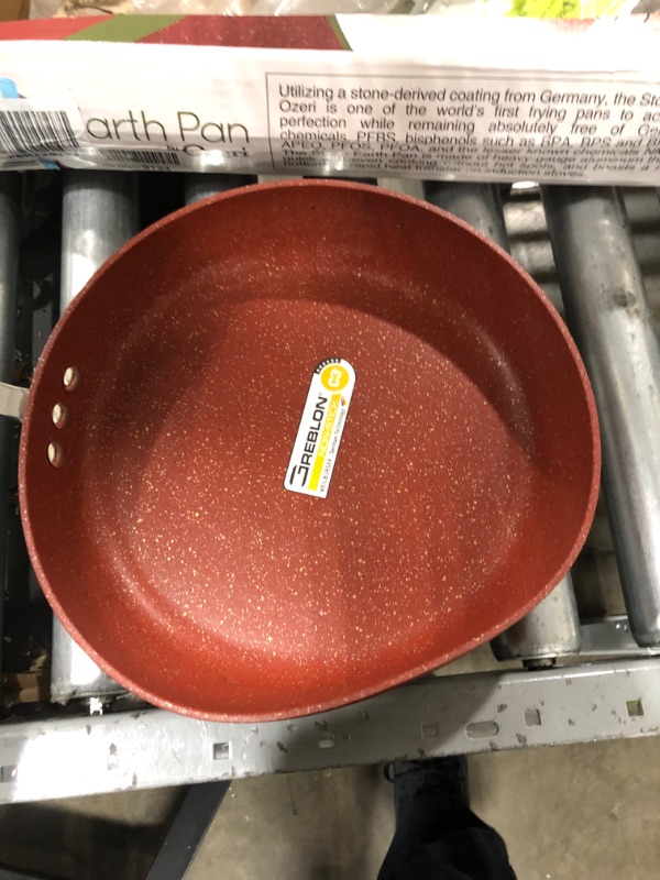 Photo 4 of **missing lid & dented**
10" Stone Earth Frying Pan and Lid Set by Ozeri, with 100% APEO & PFOA-Free Stone-Derived Non-Stick Coating from Germany