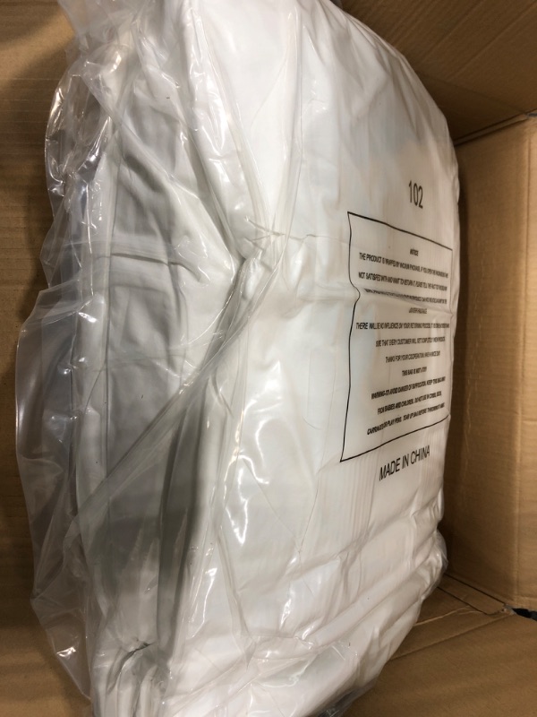 Photo 1 of COONP Queen Mattress Topper, Extra Thick Pillowtop, Cooling Mattress Topper, Plush Mattress Pad Cover 400TC Cotton Top Protector with 8-21 Inch Deep Pocket 3D Snow Down Alternative Fill
