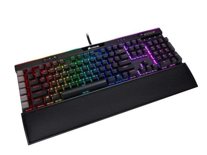 Photo 1 of Corsair K95 RGB Platinum XT Mechanical Gaming Keyboard, Backlit RGB LED, Cherry MX RGB Blue, Black & Sabre RGB PRO Champion Series FPS/MOBA Gaming Mouse - Ergonomic Shape - Ultra-Lightweight 74g MX Blue Keyboard + CHAMPION SERIES Mouse