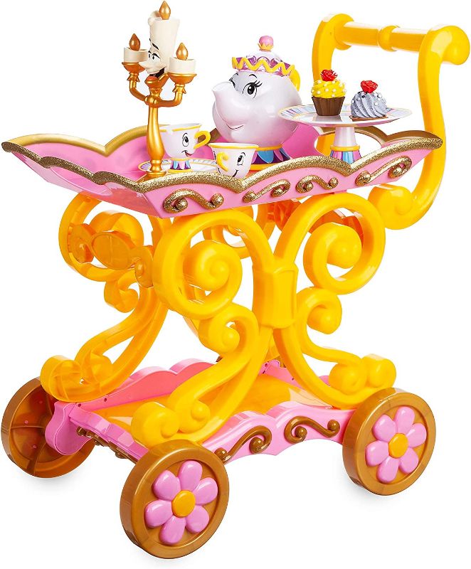 Photo 1 of Disney Beauty and The Beast ''Be Our Guest'' Singing Tea Cart Play Set
