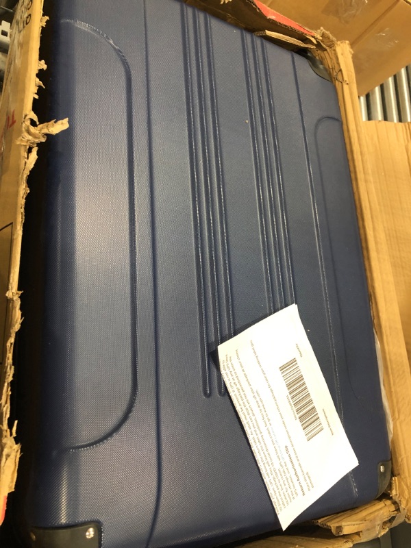 Photo 1 of ***CRACKED ***GENERIC BRAND BLUE SUITCASE