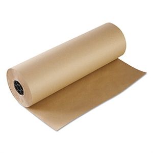 Photo 1 of 36" x 1200' 30# Recycled Natural Kraft Paper - 8524-36
