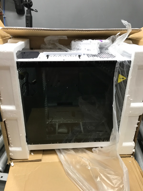 Photo 3 of RAIJINTEK SILENOS MS PRO WHITE, ATX PC Case with Mesh at Front and Tempered Glass (4.0mm) side panel , Comes with Pre-installed 2pcs ARGB