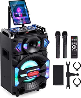 Photo 1 of Karaoke Machine for Adults, Portable PA System Bluetooth Speaker with 10'' Subwoofer, 2 Wireless