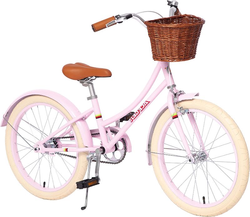 Photo 1 of ACEGER Girls Bike with Basket, Kids Bike for 3-13 Years, 14 inch with Training Wheels, 16 inch with Training Wheels and Kickstand, 20 inch with Kickstand but no Training Wheels.
