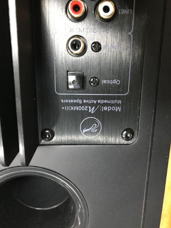 Photo 1 of *** ONLY ONE SPEAKER *** HiVi-Swans M200MKIII+ Powered 2.0 Bookshelf Speakers - Bluetooth Connection - 1.1 Inch Dome Tweeters - 5.25 Inch Midbass Drivers - RMS 120W - Solid Wood Cabinets
