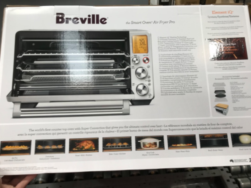 Photo 4 of Breville Smart Oven Pro Toaster Oven, Brushed Stainless Steel, BOV845BSS
