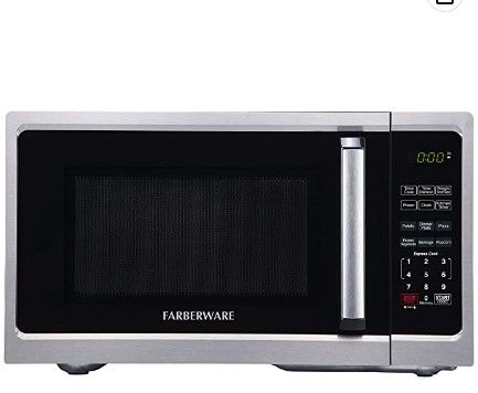 Photo 1 of Farberware Classic FM09SS 0.9 Cu. Ft 900-Watt Microwave Oven, Stainless Steel, Cu.Ft
