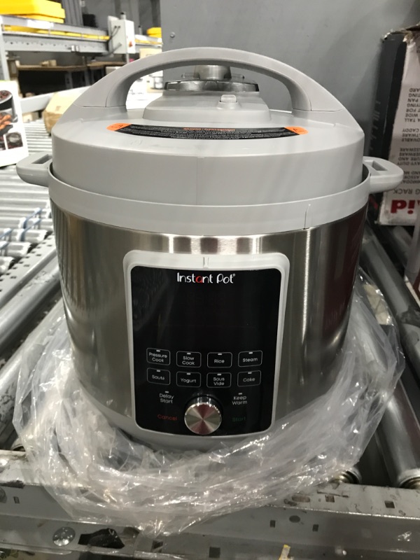 Photo 1 of Instant Pot Duo Plus, 8-Quart Whisper Quiet 9-in-1 Electric Pressure Cooker, Slow Cooker, Rice Cooker, Steamer, Sauté, Yogurt Maker, Warmer & Sterilizer, App With Over 800 Recipes, Stainless Steel 8QT Duo Plus
