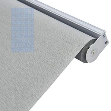 Photo 1 of Allbright Cordless Spring System Roller Shades with UV Protection Thermal Roller Blinds Darkening Blackout Curtain for Windows (Grey, 24''W x 72''H)
