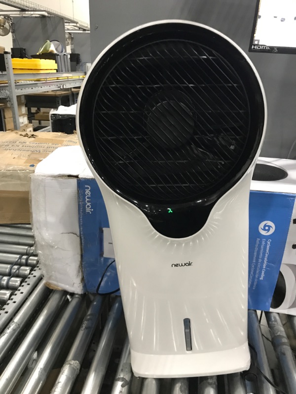 Photo 3 of NewAir Evaporative Air Cooler and Portable Cooling Fan in White, Honeycomb Pad Cooling, 1.45 Gallon Removable Water Tank, Remote Control and Timer, Cost Saving Cooling for Dry Climate NEC500SI00