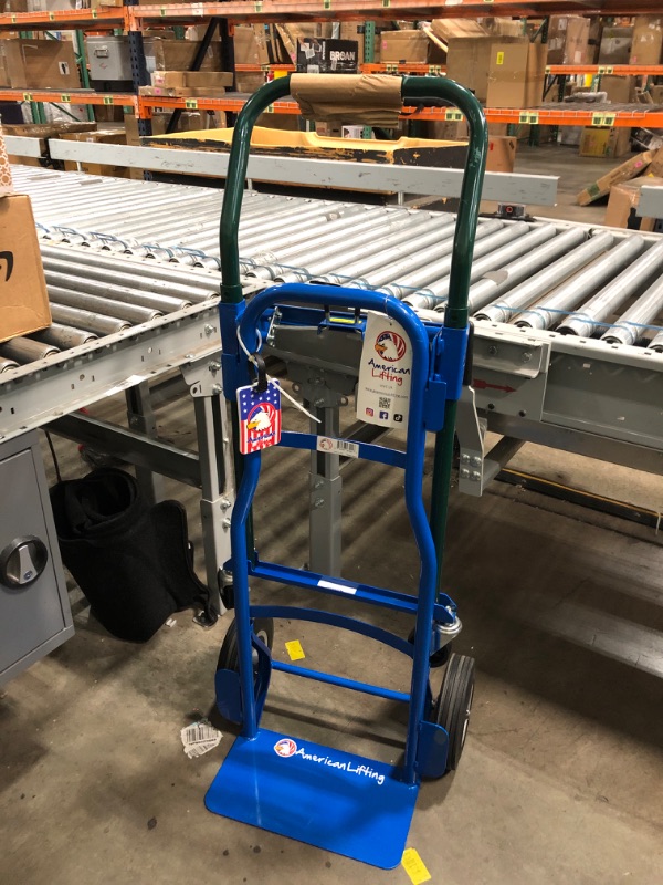 Photo 3 of American Lifting 800 lbs Quick Latch Hand Truck, Metal Frame
