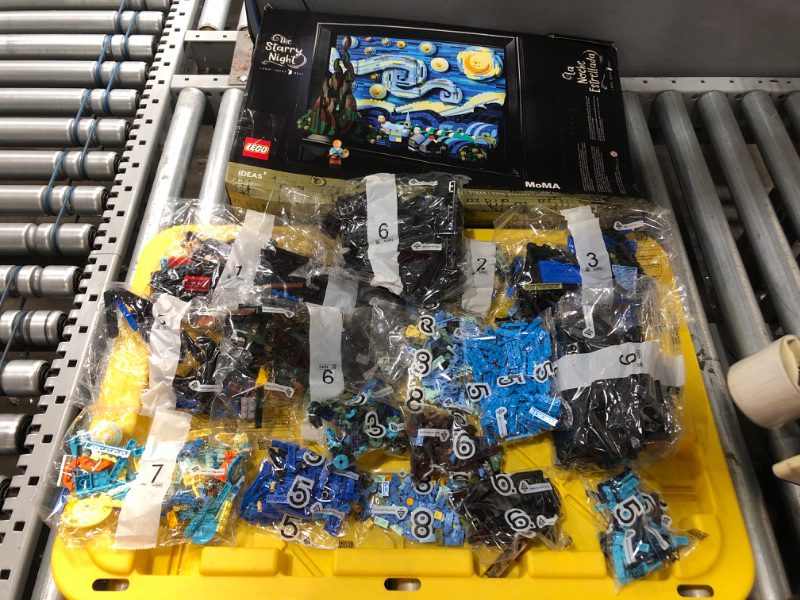 Photo 2 of ***MISSING COMPONENTS*** LEGO Ideas Vincent Van Gogh - The Starry Night 21333 Building Set for Adults (2316 Pieces) Frustration-Free Packaging