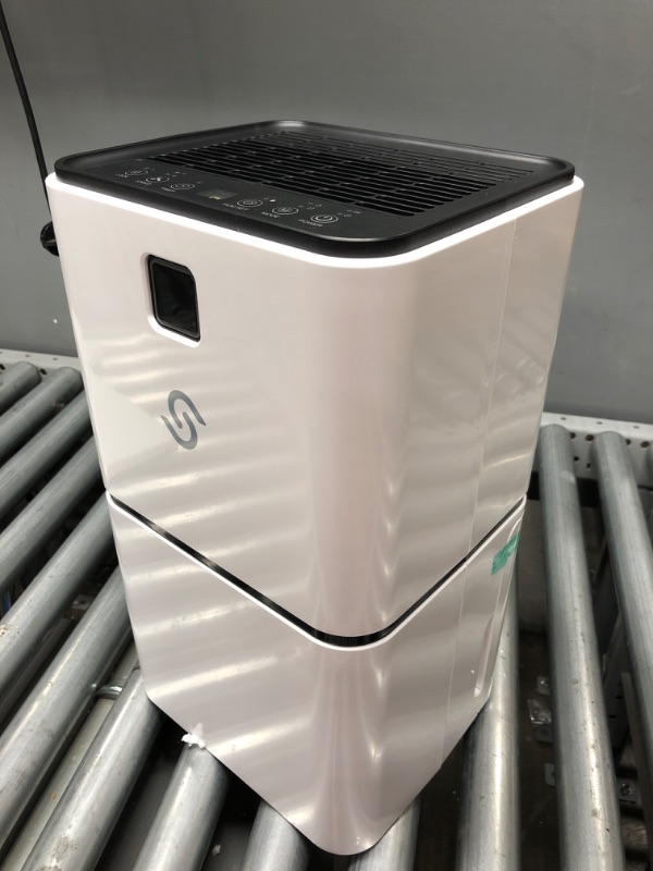 Photo 5 of 1500 Sq. Ft Dehumidifier for Large Room and Basements, HUMILABS 22 Pints Dehumidifiers with Auto or Manual Drainage, 0.528 Gallon Water Tank with Drain Hose, Intelligent Humidity Control, Auto Defrost, Dry Clothes, 24HR Timer 1500 sq.ft