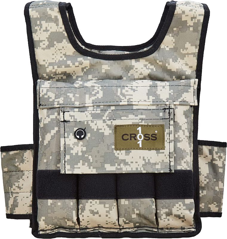 Photo 1 of CROSS101 Weighted Vest 20lbs - 80lbs With Shoulder Pads Option. Workout Vest for Men and Women
