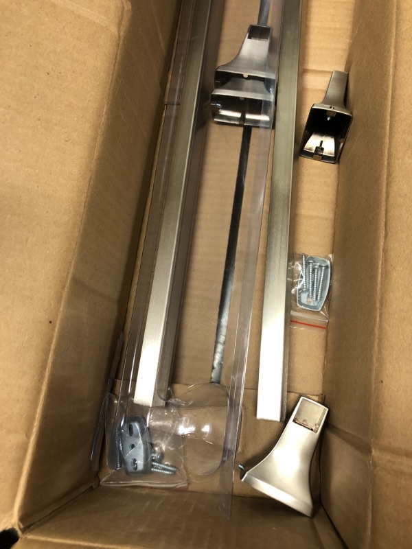 Photo 1 of 2- Moen Contemporary Brushed Nickel 18-Inch -Towel Bar, P5118BN