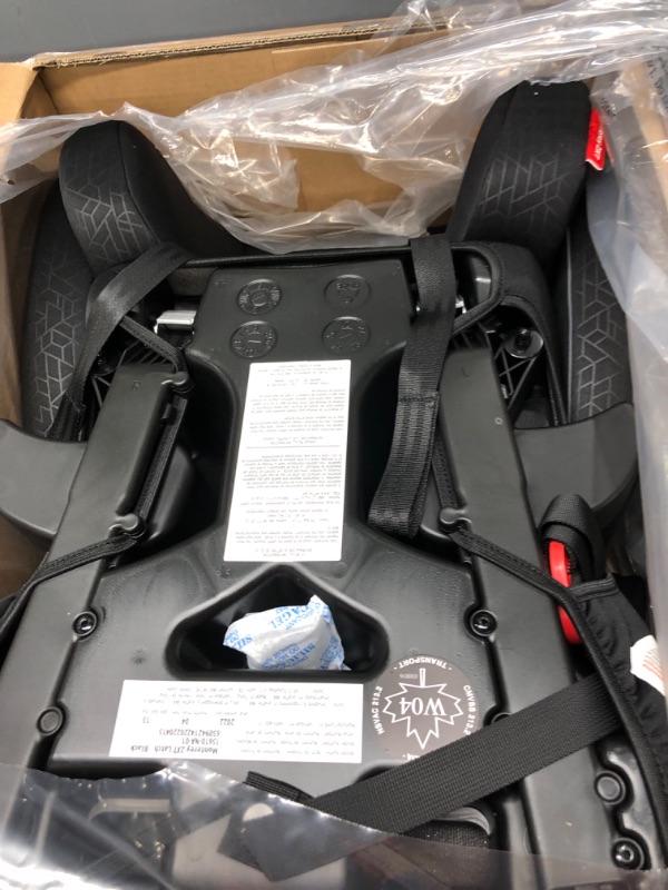 Photo 3 of Diono Monterey XT Latch 2 in 1 High Back Booster Car Seat with Expandable Height & Width, Side Impact Protection, 8 Years 1 Booster, Black XT Black