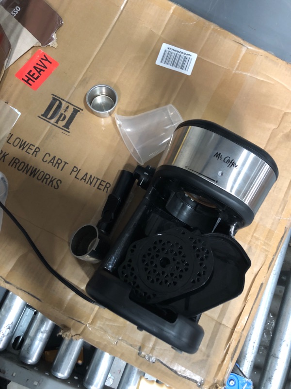 Photo 1 of **INCOMPLETE** Mr. Coffee Steam Espresso Cappuccino and Latte Maker, One Size, Black
