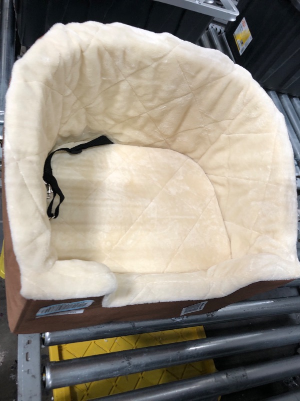 Photo 1 of Amazon Basics Pet Car Booster Bucket Seat Tan Large