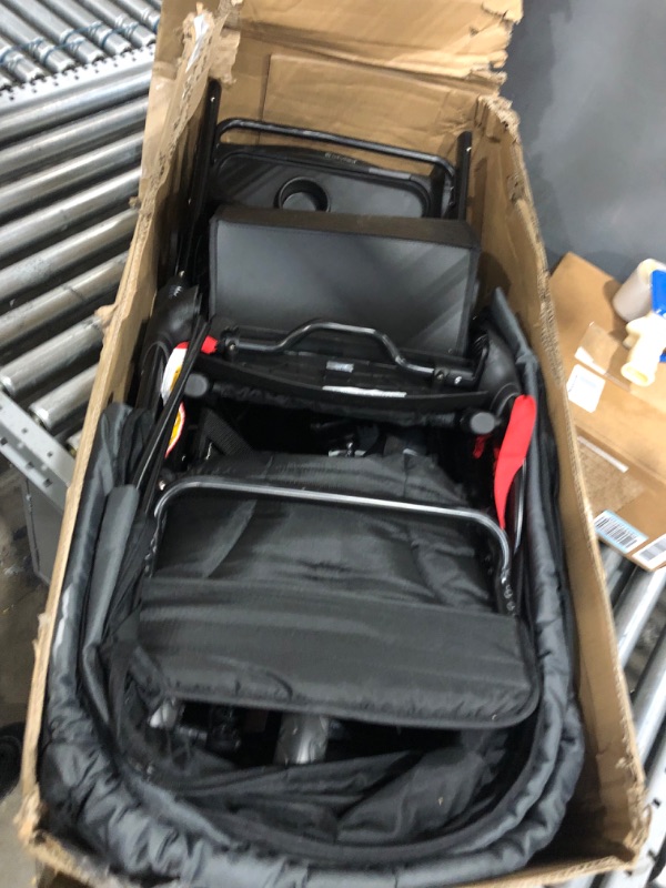 Photo 1 of Baby Trend Sit and Stand Double Stroller, Onyx Onyx Sit N Stand Double