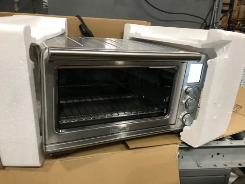 Photo 1 of Breville Smart Oven Air Fryer Toaster Oven, Brushed Stainless Steel, BOV860BSS