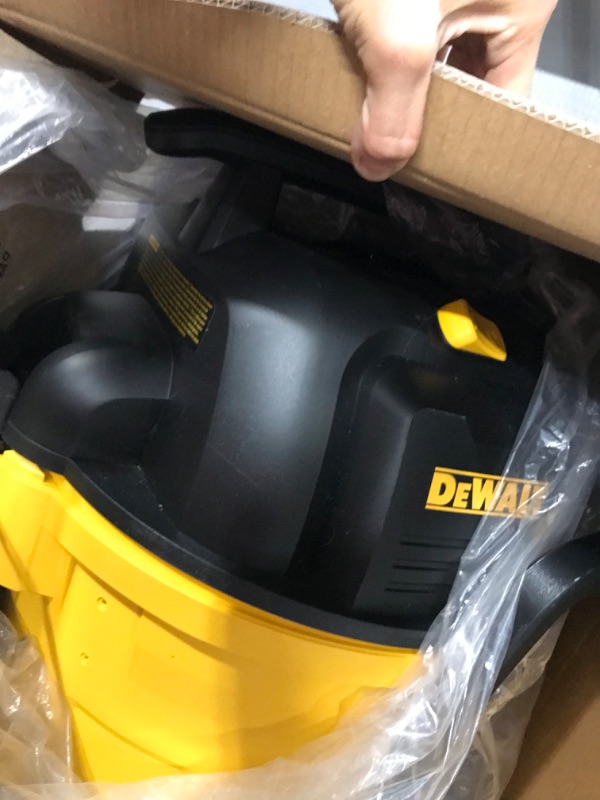 Photo 2 of ***see comments***
DEWALT 9 Gallon Wet/Dry VAC, Heavy-Duty Shop Vacuum with Attachments, 5 Peak HP, with Blower Function, DXV09PA, Yellow