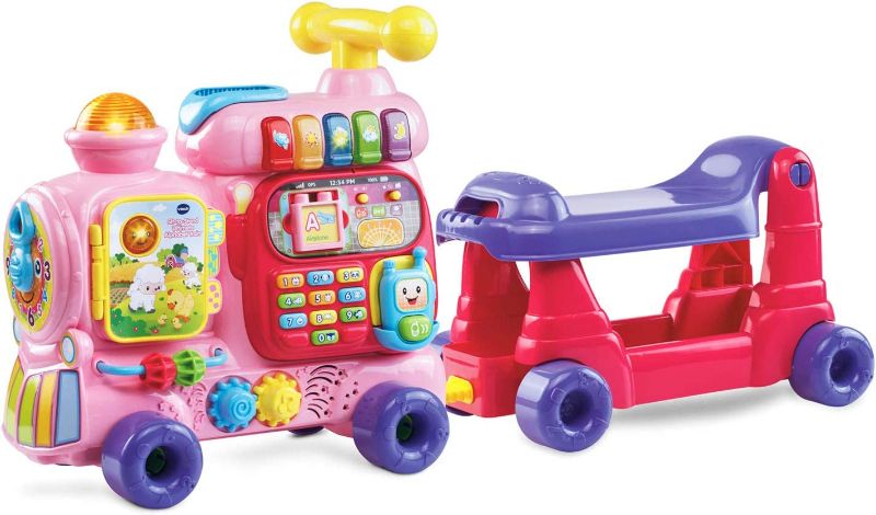 Photo 1 of VTech Sit-To-Stand Ultimate Alphabet Train (Frustration Free Packaging), Pink
