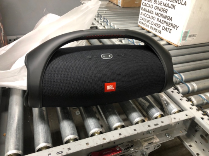 Photo 2 of **NOT FUNCTIONAL PARTS ONLY !!JBL Boombox 2 - Portable Bluetooth Speaker, Powerful Sound and Monstrous Bass, IPX7 Waterproof, 24 Hours of Playtime, Powerbank, JBL PartyBoost for Speaker Pairing, Speaker for Home and Outdoor(Black) Black Boombox