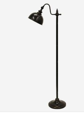 Photo 1 of Decor Therapy  Chloe 56-in Zadar Restoration Bronze Painted Pharmacy Floor Lamp
