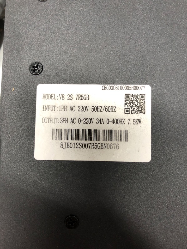 Photo 4 of LAPOND High Performance VFD Inverter VFD Drive 4KW 220V 5HP 17A,Variable Frequency Drive for Motor Speed Control,(4KW)