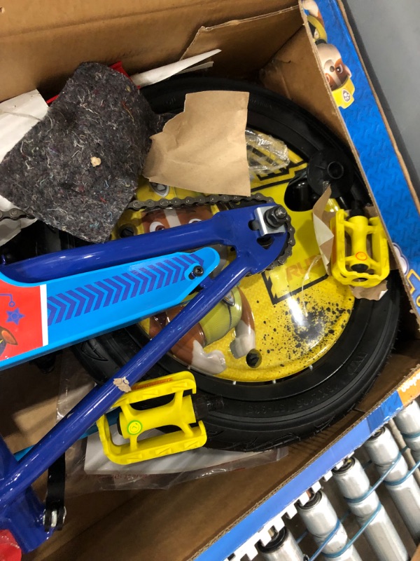 Photo 2 of **USED**
Nickelodeon Paw Patrol Kids Bike, 12-16-Inch Wheels, Toddlers to Kids ages 3 Years and Up, Training Wheel Options, Steel Frame, Multiple Colors Paw Patrol Bike 16-inch Wheels Blue