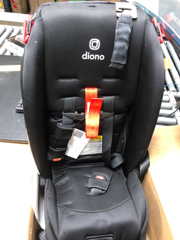 Photo 3 of Diono Radian 3R, 3-in-1 Convertible Car Seat, Rear Facing & Forward Facing, 10 Years 1 Car Seat, Slim Fit 3 Across, Jet Black Radian 3R Fits 3 Across Black Jet