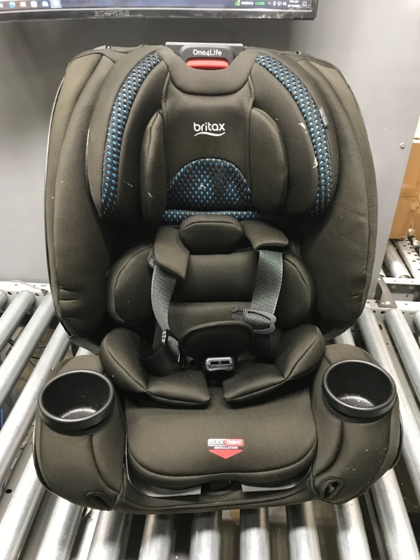 Photo 3 of Britax One4Life ClickTight All-In-One Car Seat – 10 Years of Use – Infant, Convertible, Booster – 5 to 120 Pounds + Cool Flow Ventilating Fabric, Cool Flow Teal [Amazon Exclusive]
