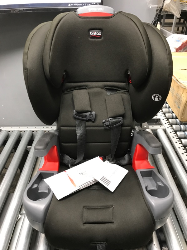 Photo 2 of Britax Grow with You ClickTight Harness-2-Booster Car Seat, Cool N Dry - Cool Flow Moisture Wicking Fabric
