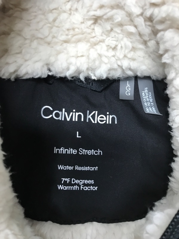 Photo 4 of Calvin Klein Men's Hooded Down Jacket Quilted Coat Sherpa Lined
SIZE- LARGE 