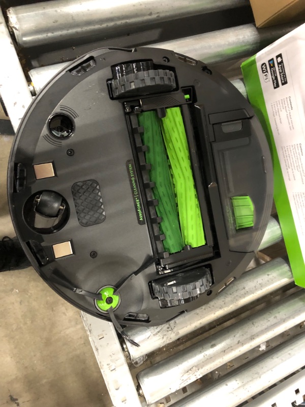 Photo 3 of **used item**
iRobot Roomba j7+ (7550) Self-Emptying Robot Vacuum – Identifies and avoids obstacles like pet waste & cords, Empties itself for 60 days, Smart Mapping, Works with Alexa, Ideal for Pet Hair, Graphite