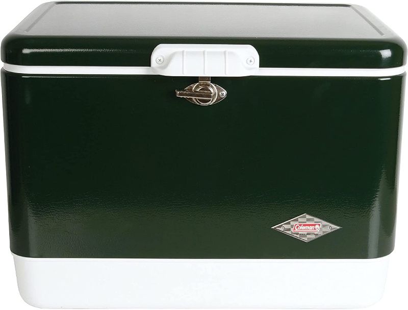 Photo 1 of Coleman Cooler | Steel-Belted Cooler Keeps Ice Up to 4 Days | 54-Quart Cooler for Camping, BBQs, Tailgating & Outdoor Activities
