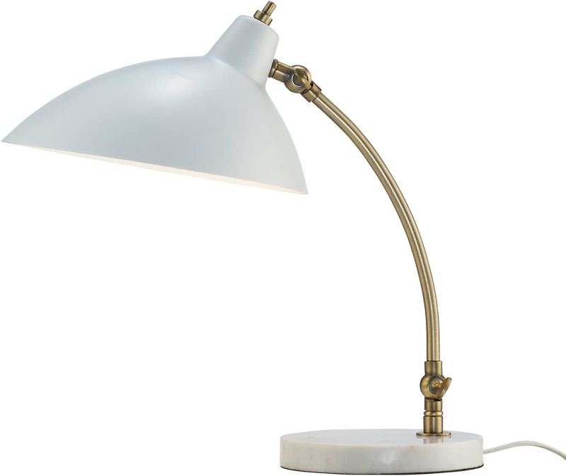 Photo 1 of Adesso 3168-02 Peggy 15"-18" Desk Lamp, Smart Outlet Compatible
