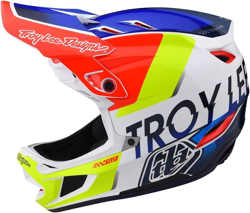 Photo 1 of Troy Lee Designs D4 Composite Full-Face Mountain Bike Helmet. Max Ventilation Lightweight MIPS EPP EPS Racing Downhill DH BMX MTB - Adult Men Women Large 

