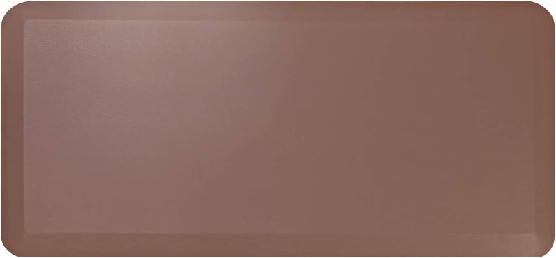 Photo 1 of 20" x 41" Home Anti-Fatigue Comfort Mat, Faux Leather