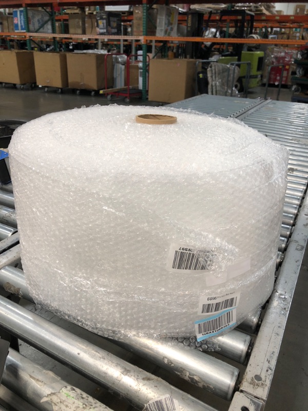 Photo 2 of Amazon Basics Perforated Bubble Cushioning Wrap - Medium 5/16", 12-Inch x 100-Foot Long Roll