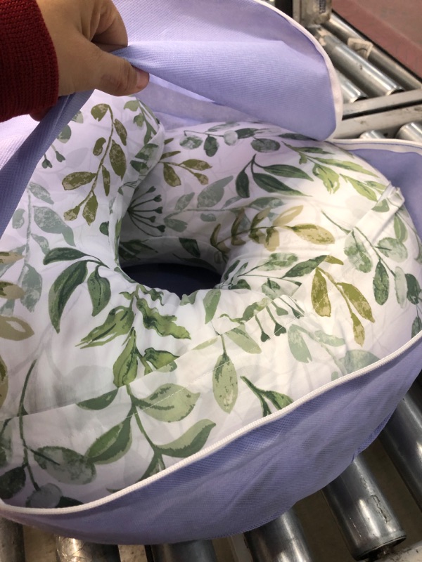 Photo 2 of Boppy Nursing Pillow and Positioner—Original | Green Foliage | Breastfeeding, Bottle Feeding, Baby Support