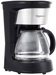 Photo 1 of Amazon Basics 12-Cup Coffee Maker with Reusable Filter - Black and Stainless Steel
