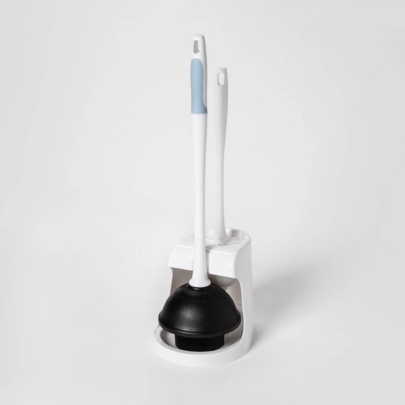 Photo 1 of *MISSING TOILET BRUSH* Toilet Brush & Plunger Combo - Smartly
