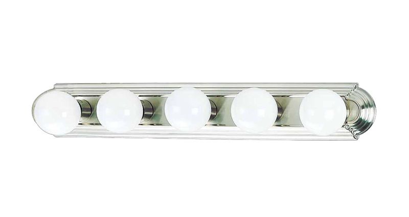 Photo 1 of AF Lighting 617565 Beveled Edge Vanity Fixture, Brushed Nickel Finish, 30-Inch