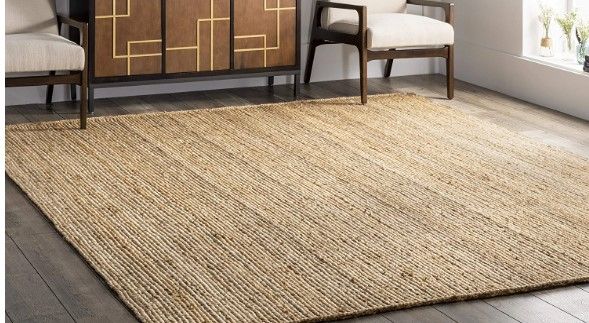 Photo 1 of ** 3'X5' **NuLOOM Rigo Hand Woven Farmhouse Jute Area Rug
